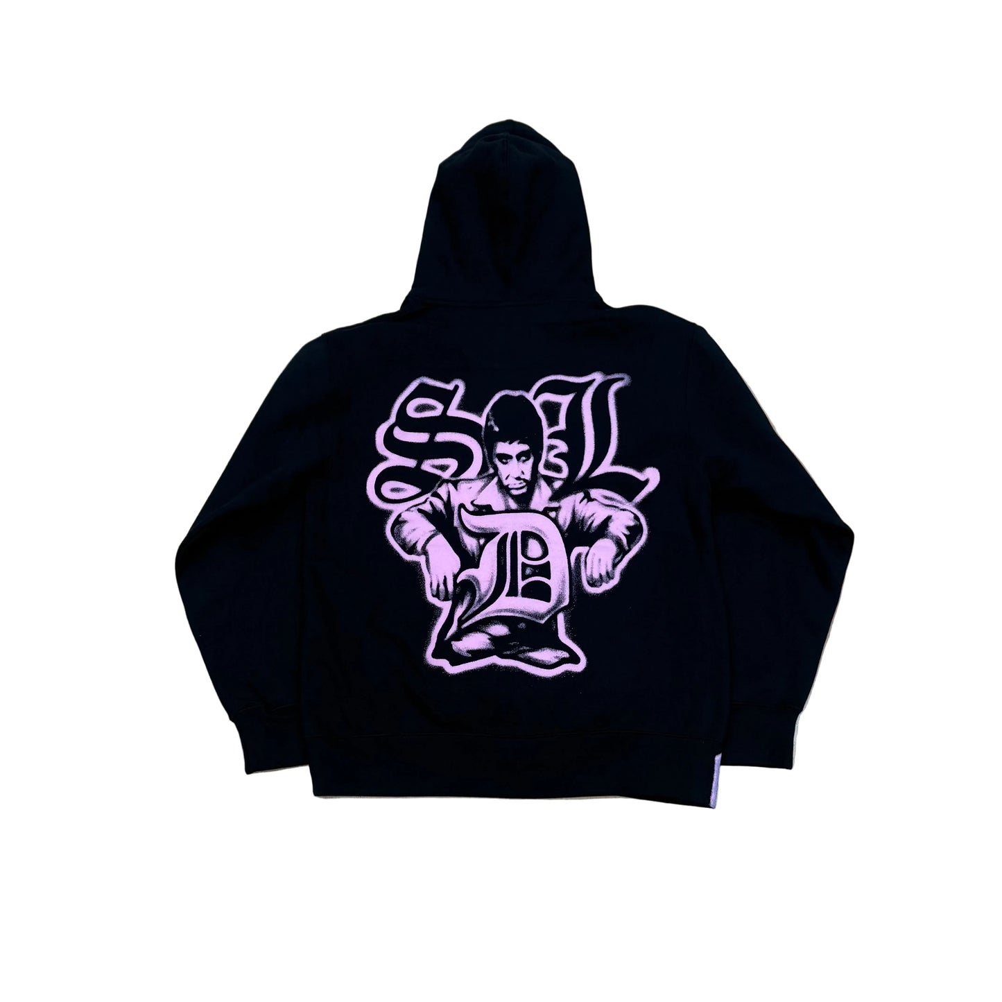 SKYS DA LIMIT PINK SCARFACE RHINESTONE HOODIE