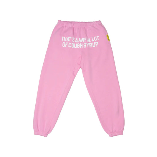 AWFUL LOT OF COUGH SYRUP CLASSIC SWEATPANTS (PINK)