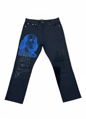 SKY DA LIMIT BLUE/BLACK BENJAMIN BLACK JEANS