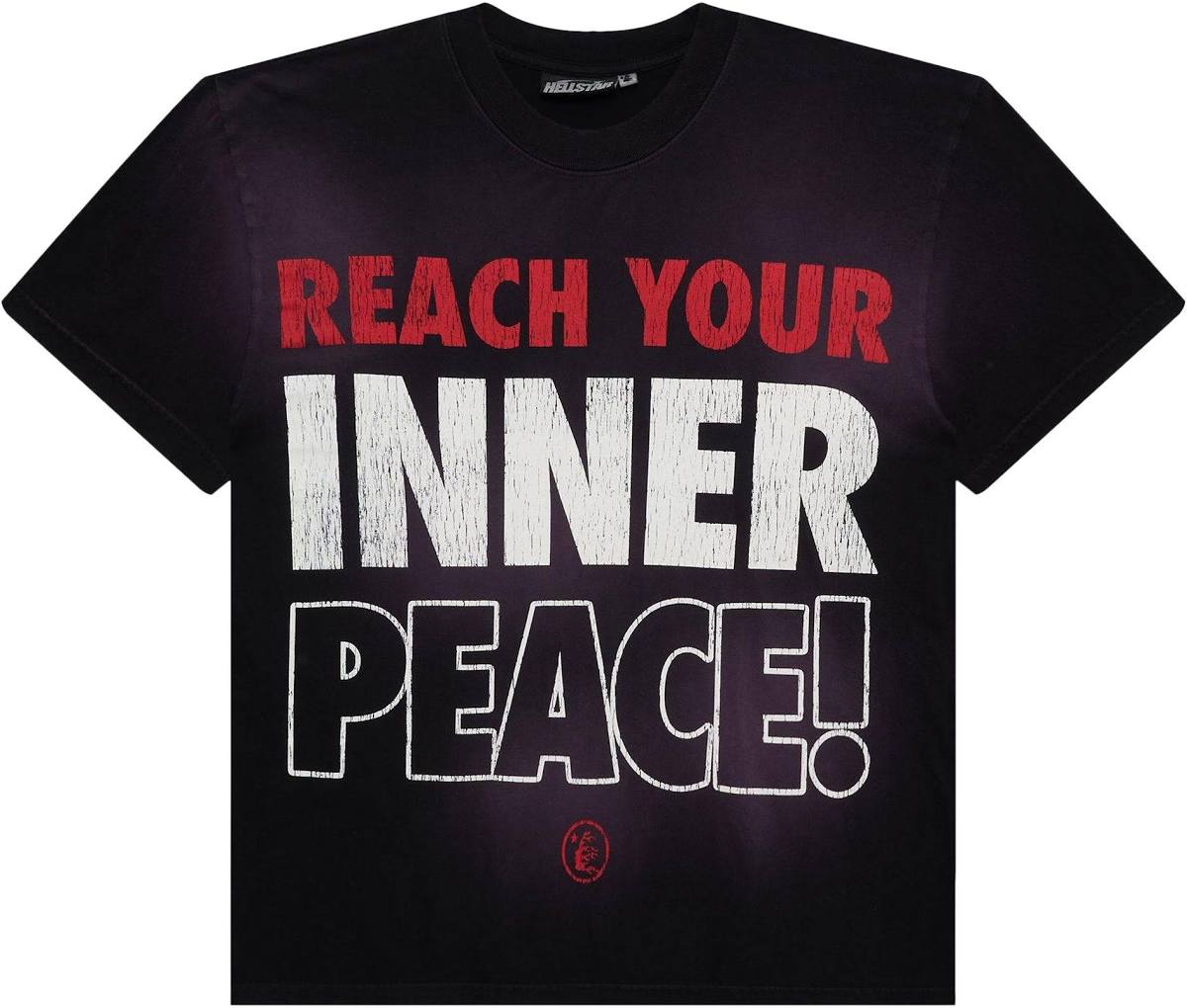 HELLSTAR "REACH YOUR INNER PEACE!" BLACK/RED T-SHIRT
