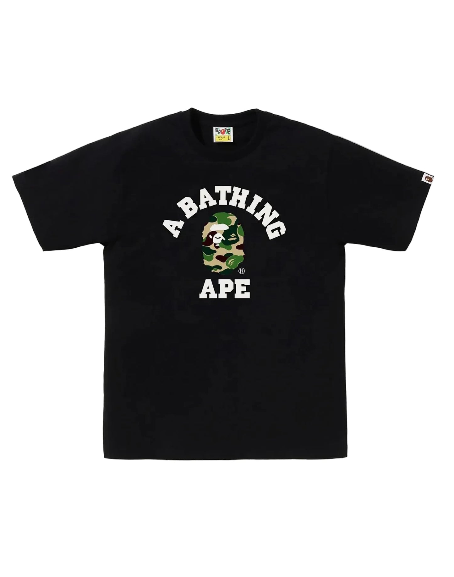 BAPE ABC GREEN CAMO TEE
