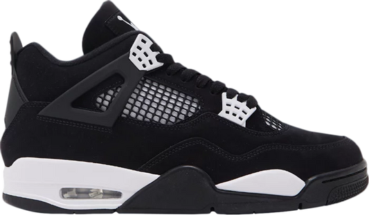Jordan 4 White Thunder sneakers in clean white colorway showcasing versatile streetwear and basketball style
