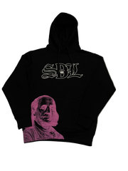 SKY DA LIMIT PINK CHAPO HOODIE BLACK