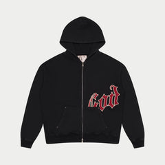 GODSPEED SWEATSUIT BLACK/RED V2 (TOP & BOTTOM)