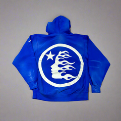 Hellstar No Guts No Glory Blue Hoodie