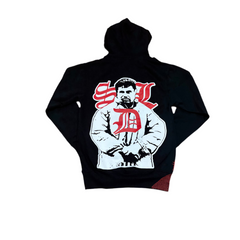 SKY DA LIMIT BLACK/RED CHAPO HOODIE