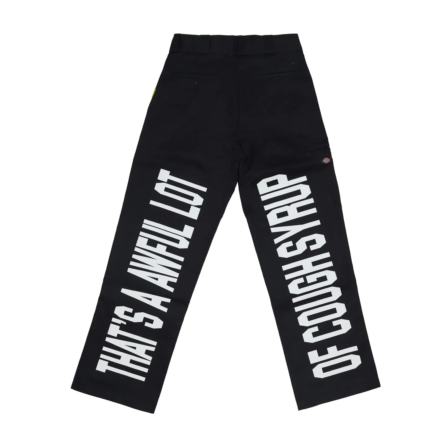 COUGH SYRUP DICKIES PANTS STRAIGHT LEG "BLACK"