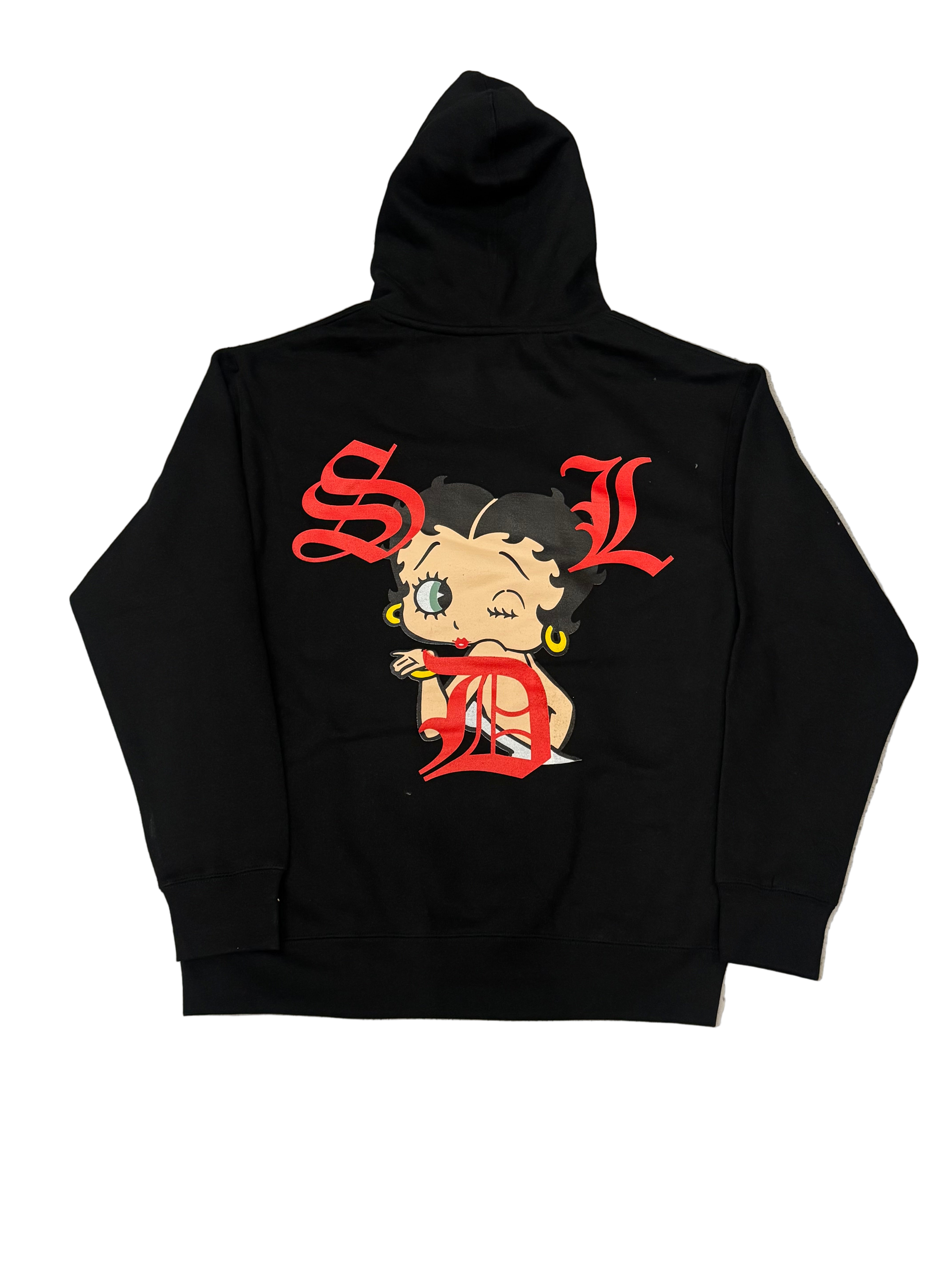 SKY DA LIMIT BETTY BOOP BLACK V2 HOODIE