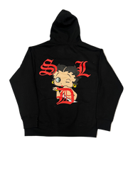 SKY DA LIMIT BETTY BOOP BLACK V2 HOODIE