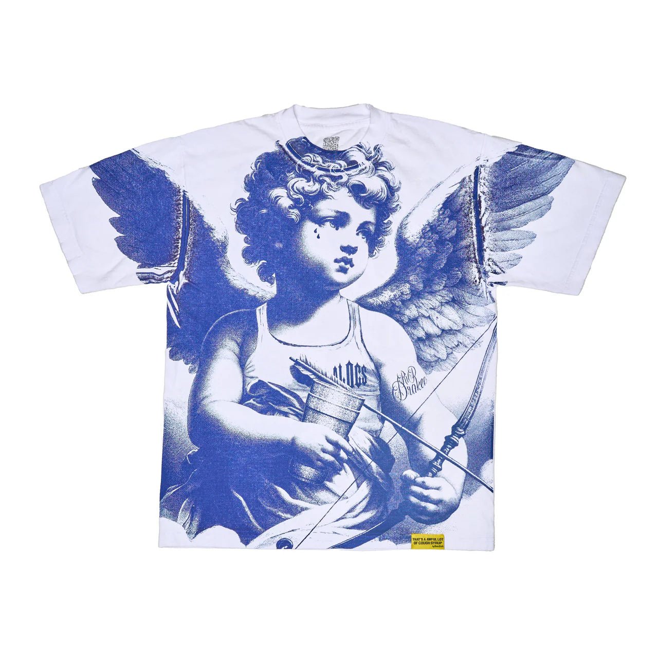 AWFUL LOT OF COUGH SYRUP CUPID TATTOO NAVY