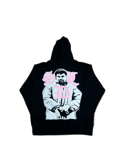 SKY DA LIMIT BLACK/PINK CHAPO CROWN HOODIE