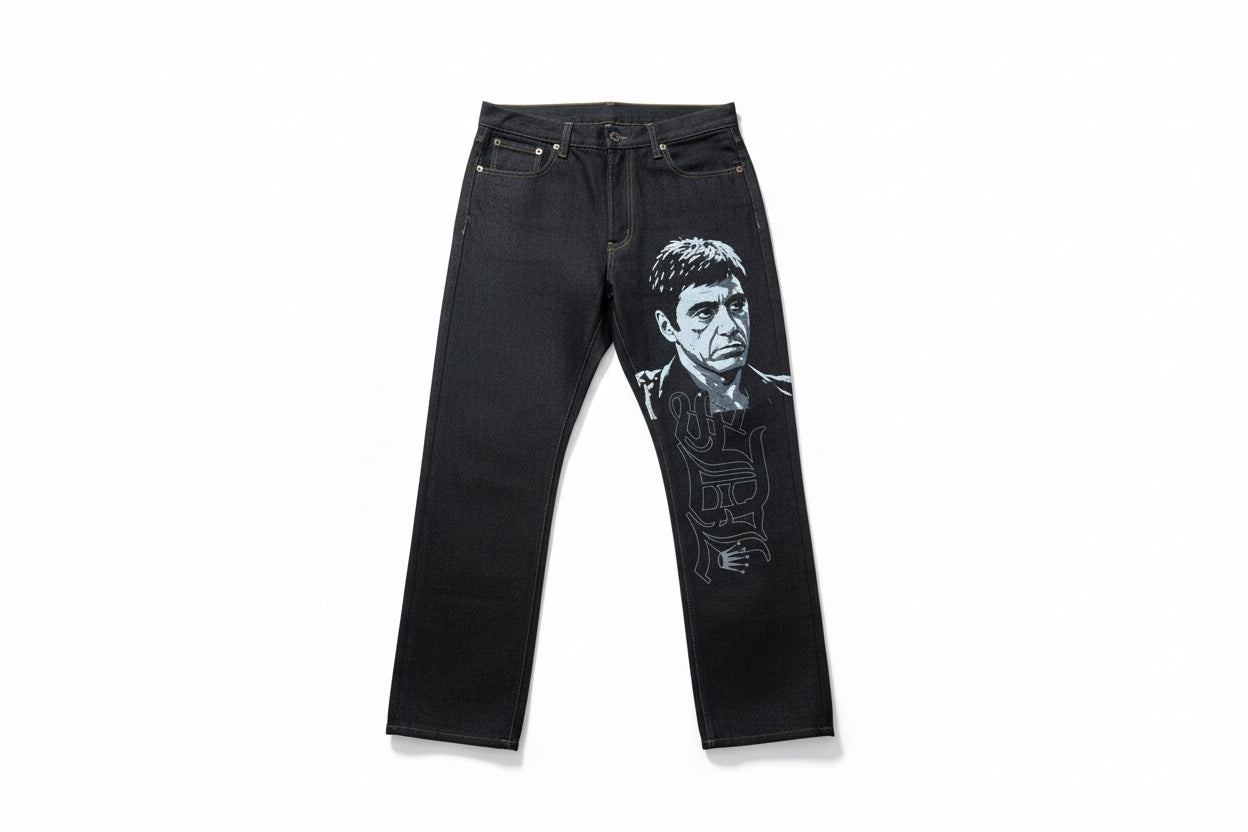 SKY DA LIMIT TONY MONTANA JEANS