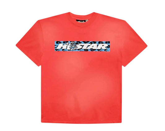 HELLSTAR BOX LOGO RED T-SHIRT