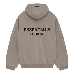 ESSENTIALS HOODIE HEATHER GREY (FW24)