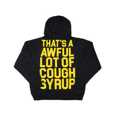AWFUL LOT OF COUGH SYRUP CLASSIC HOODIE (BLACK/YELLOW)