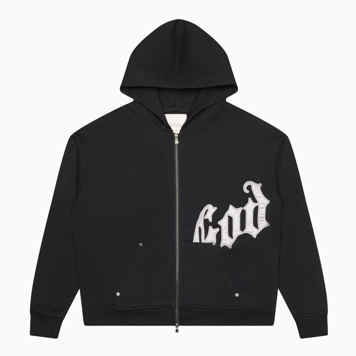 GODSPEED BLACK WHITE SATIN SWEATSUIT (TOP & BOTTOM)
