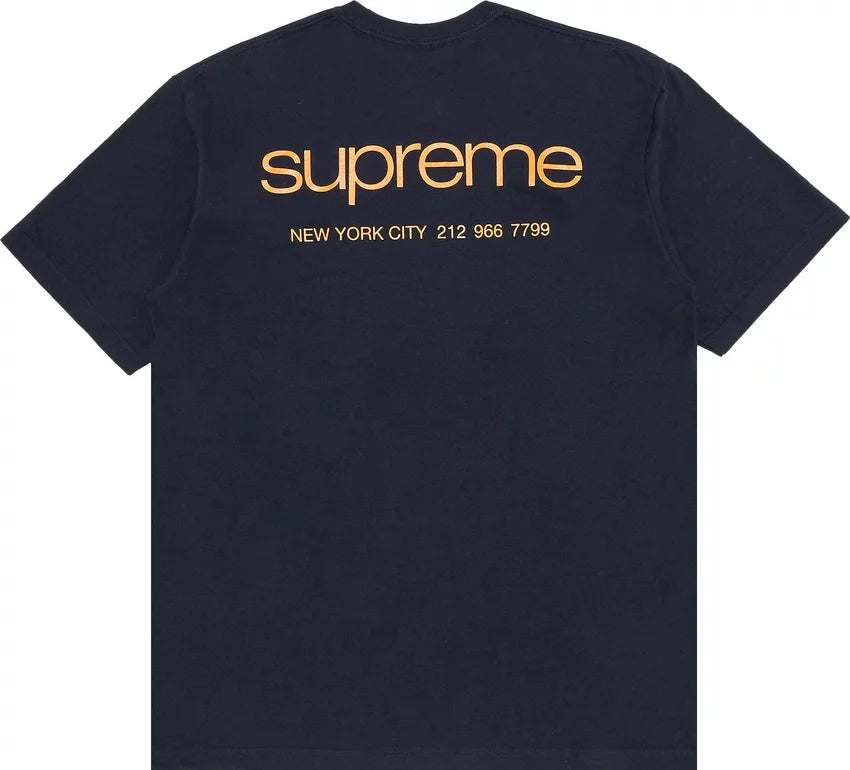 Supreme NYC Navy Tee Shirt