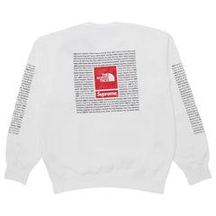 Supreme X The North Face Crewneck "White"