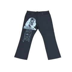 SKY DA LIMIT CHARCOAL / WHITE BENJI JEANS