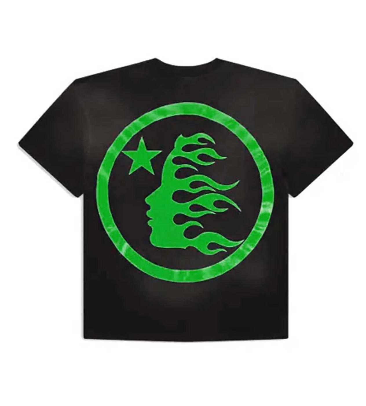 HELLSTAR CLASIC BLACK/GREEN GEL TEE