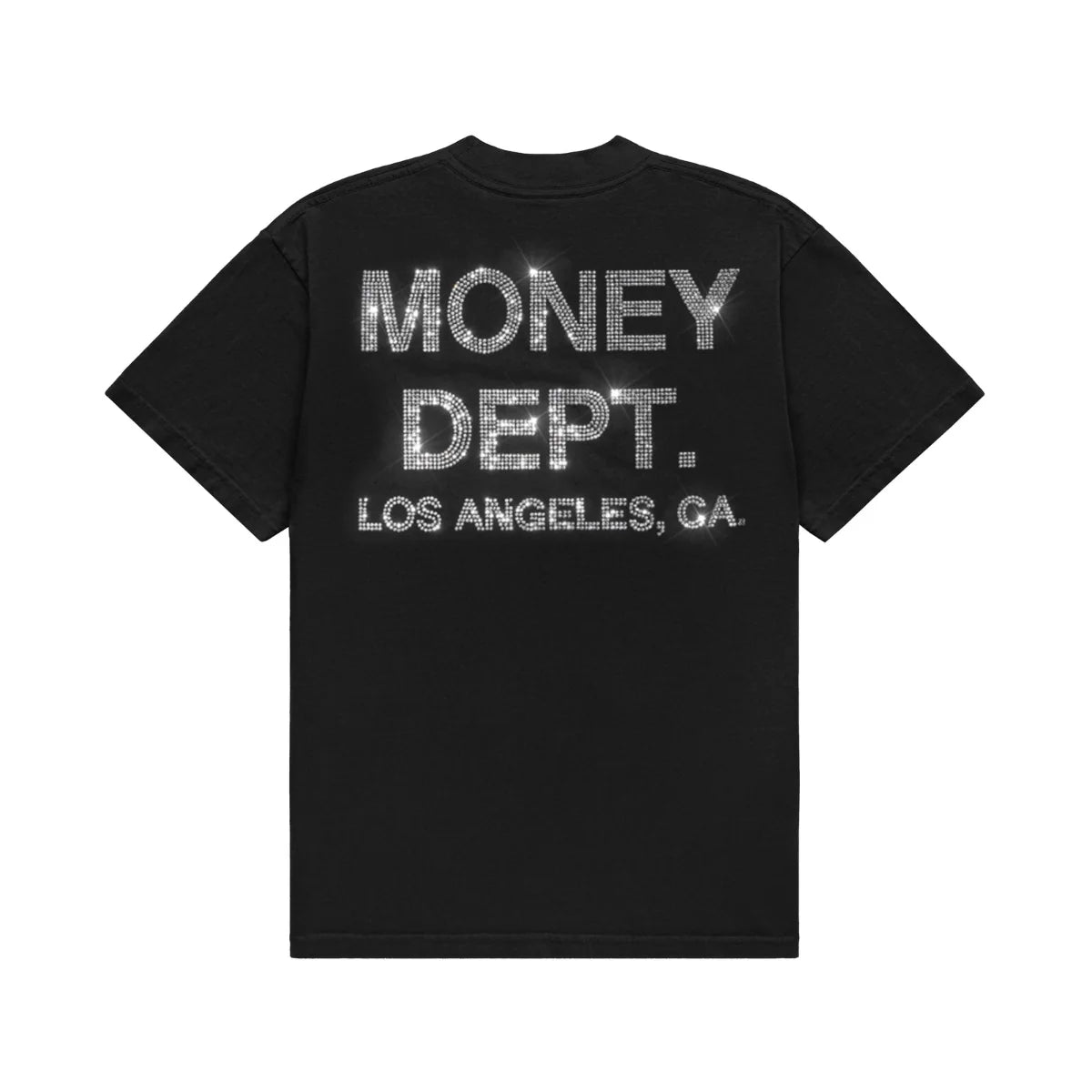 MONEY DEPT CLEAR RHINESTONE TEE