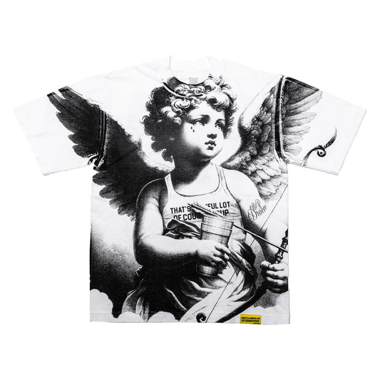 AWFUL LOT OF COUGH SYRUP CUPID TATTOO T-SHIRT (BLACK)