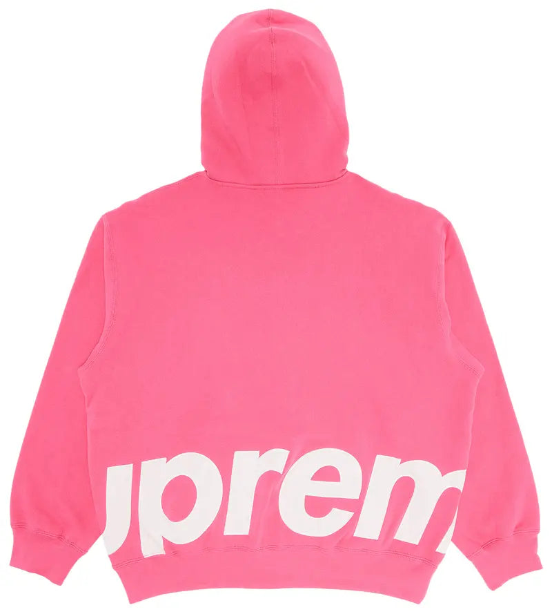 SUPREME BIG LOGO ZIP UP "PINK"