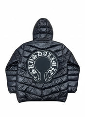 SKY DA LIMIT BLACK CROWN/CHROME PUFFER JACKET