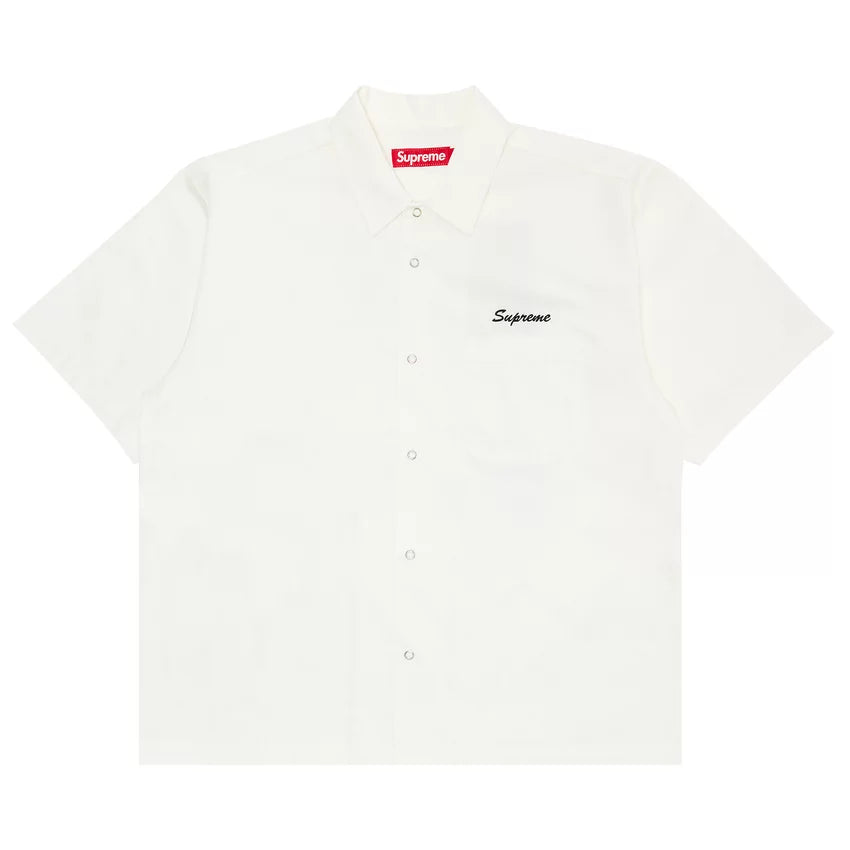 Supreme Margaret Keane Teardrop Short-Sleeve Work Shirt 'White'