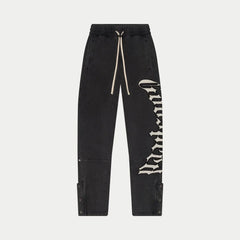 GODSPEED BLACK WHITE SATIN SWEATSUIT (TOP & BOTTOM)