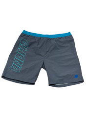 Undefeated Grey and Teal Shorts