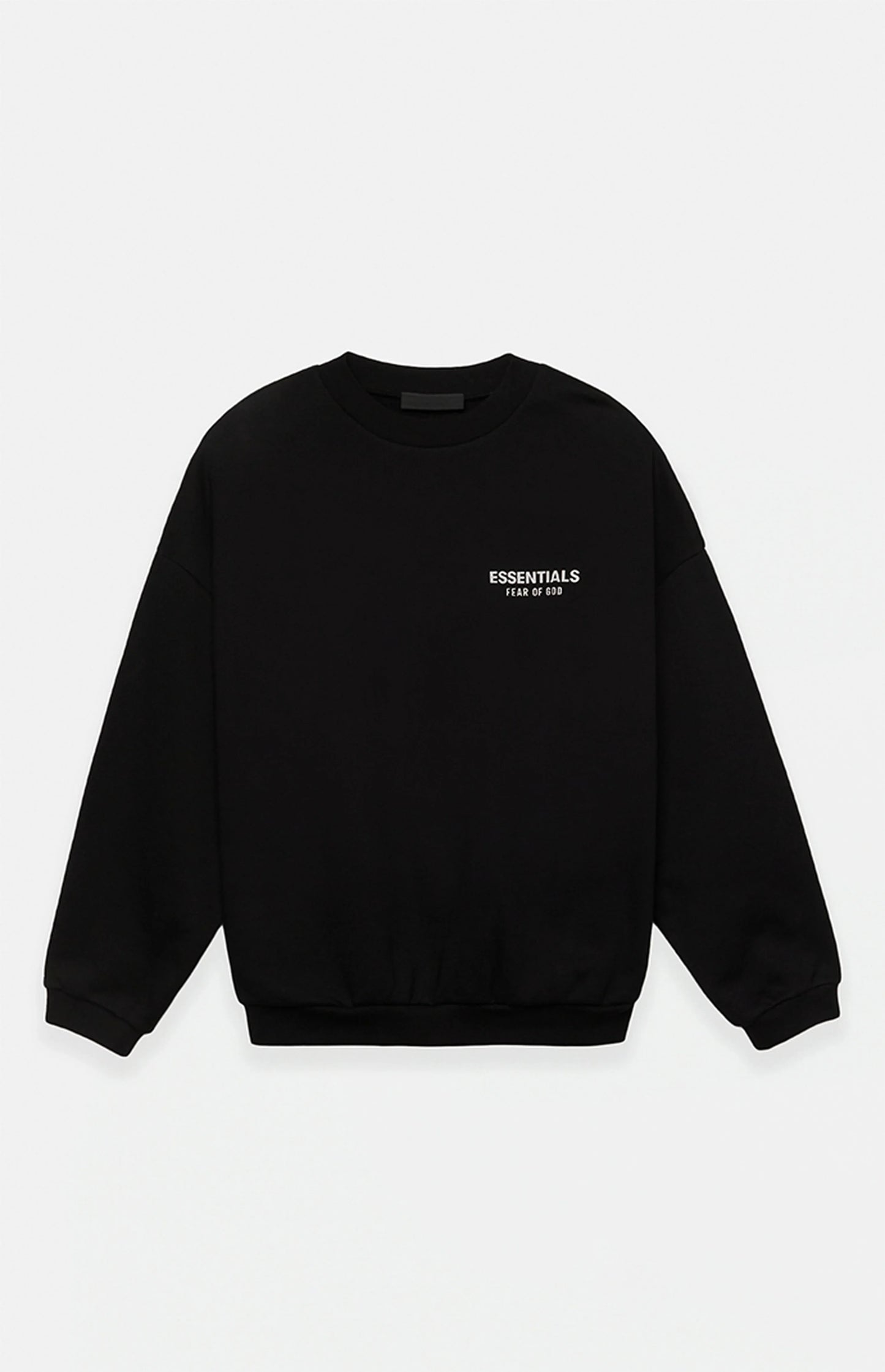 Essentials Crew Neck black and white two-tone crew neck sweater from FW24 collection