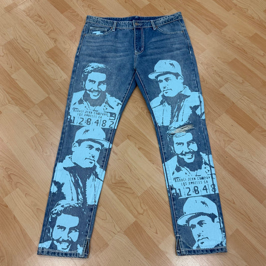 ASAALI OG BLUE DENIM JEANS (LIGHTLY WORN)