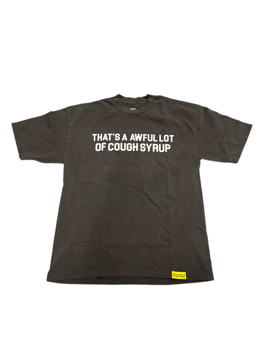 AWFUL LOT OF COUGH SYRUP CLASSIC GREY/ WHITE TEE