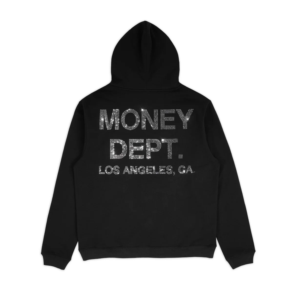 MONEY DEPT BLACK & CLEAR HOODIE