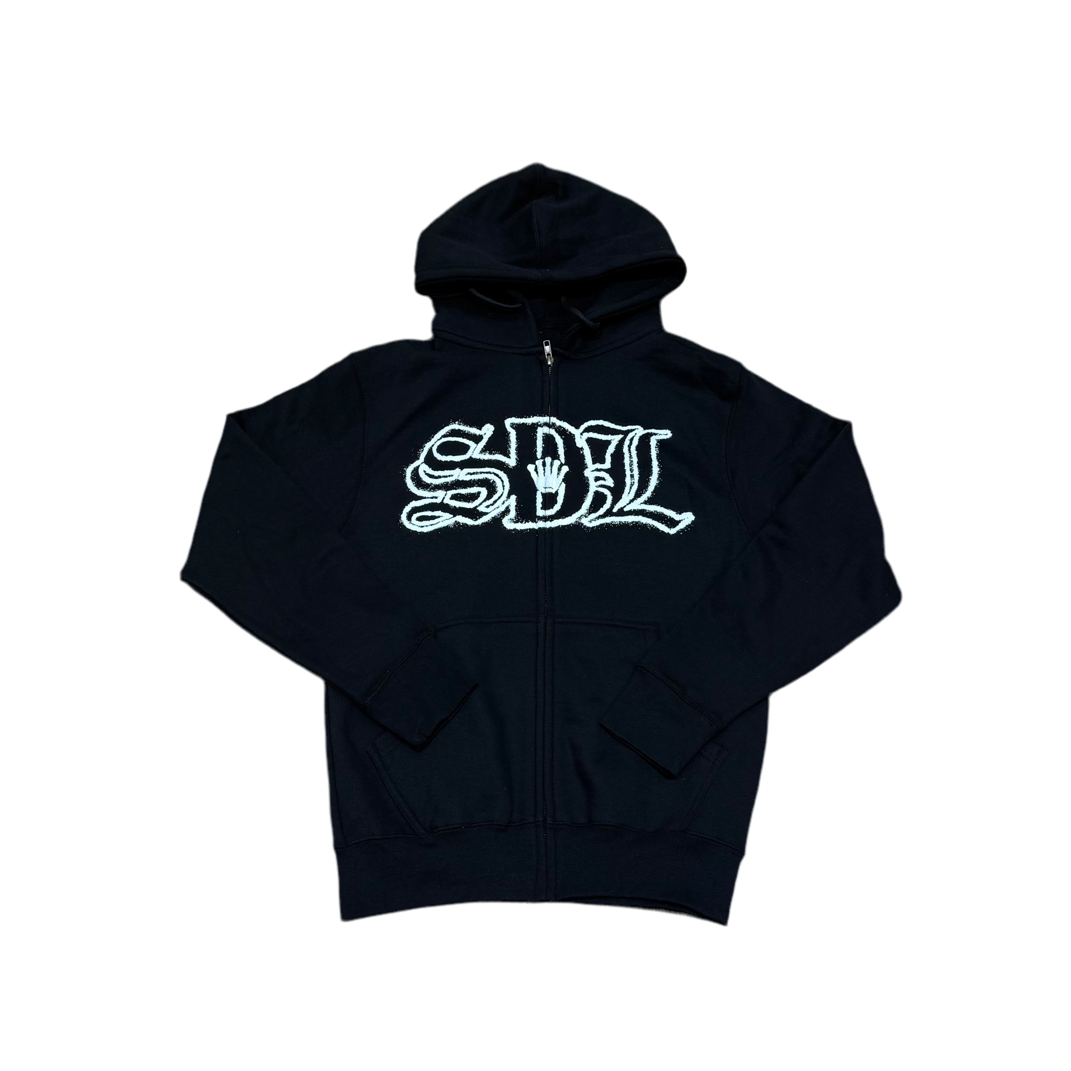 SKY DA LIMIT TONY MONTANA SPRAY PAINT ZIP UP