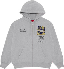 Supreme Grey Salvation Zip-Up