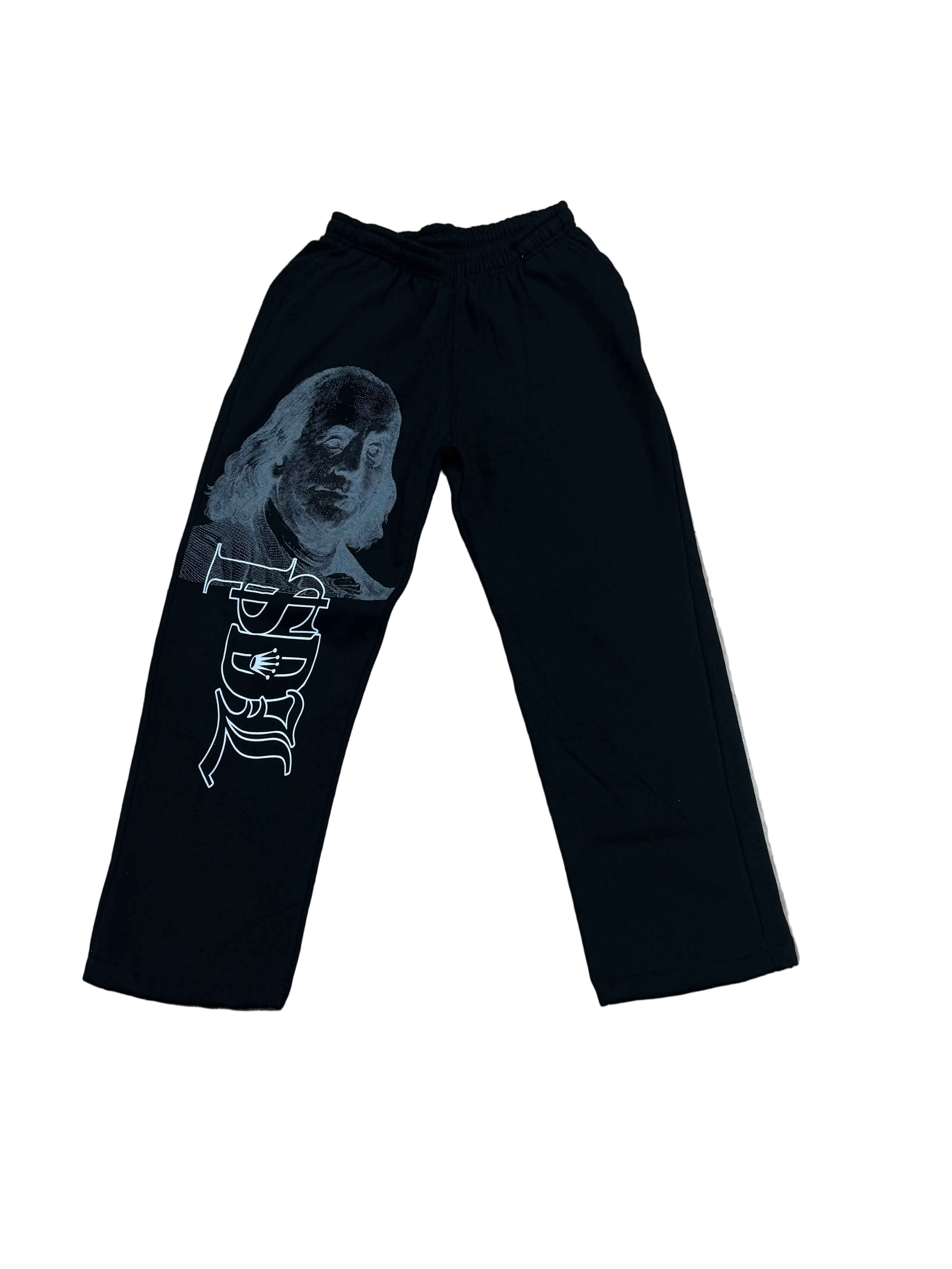 SKY DA LIMIT BLACK BENJAMIN MONEY SWEATPANTS