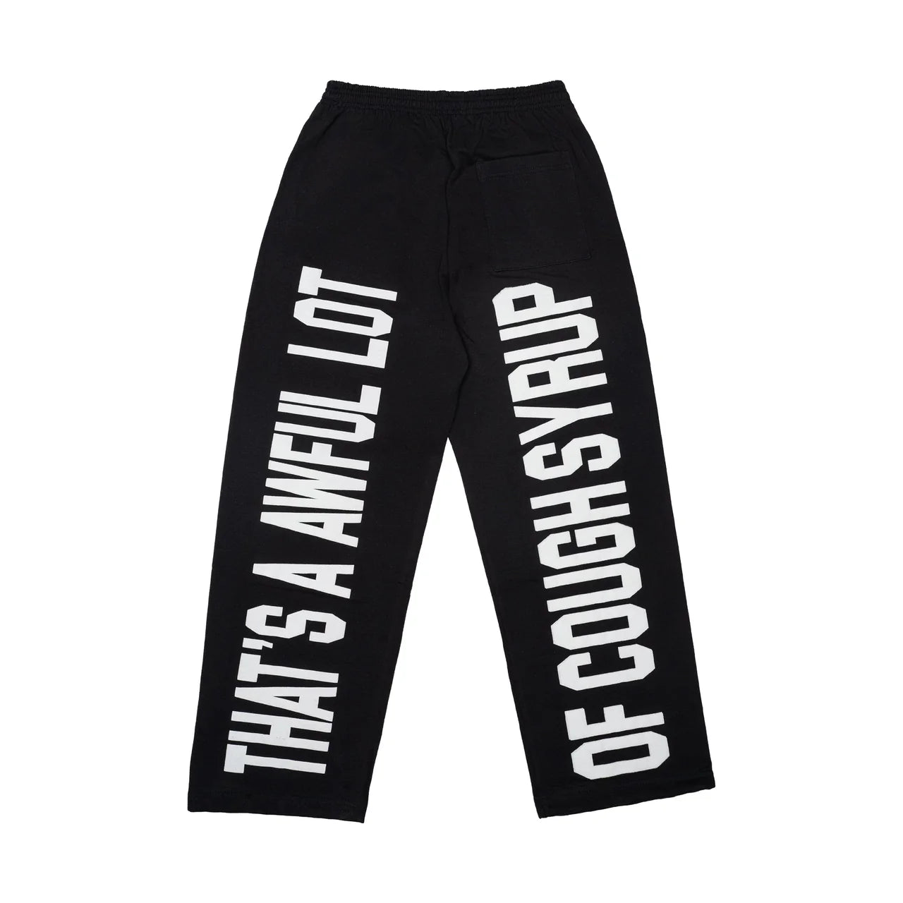 AWFUL LOT OF COUGH SYRUP FLARE CLASSIC SWEATPANTS (BLACK)
