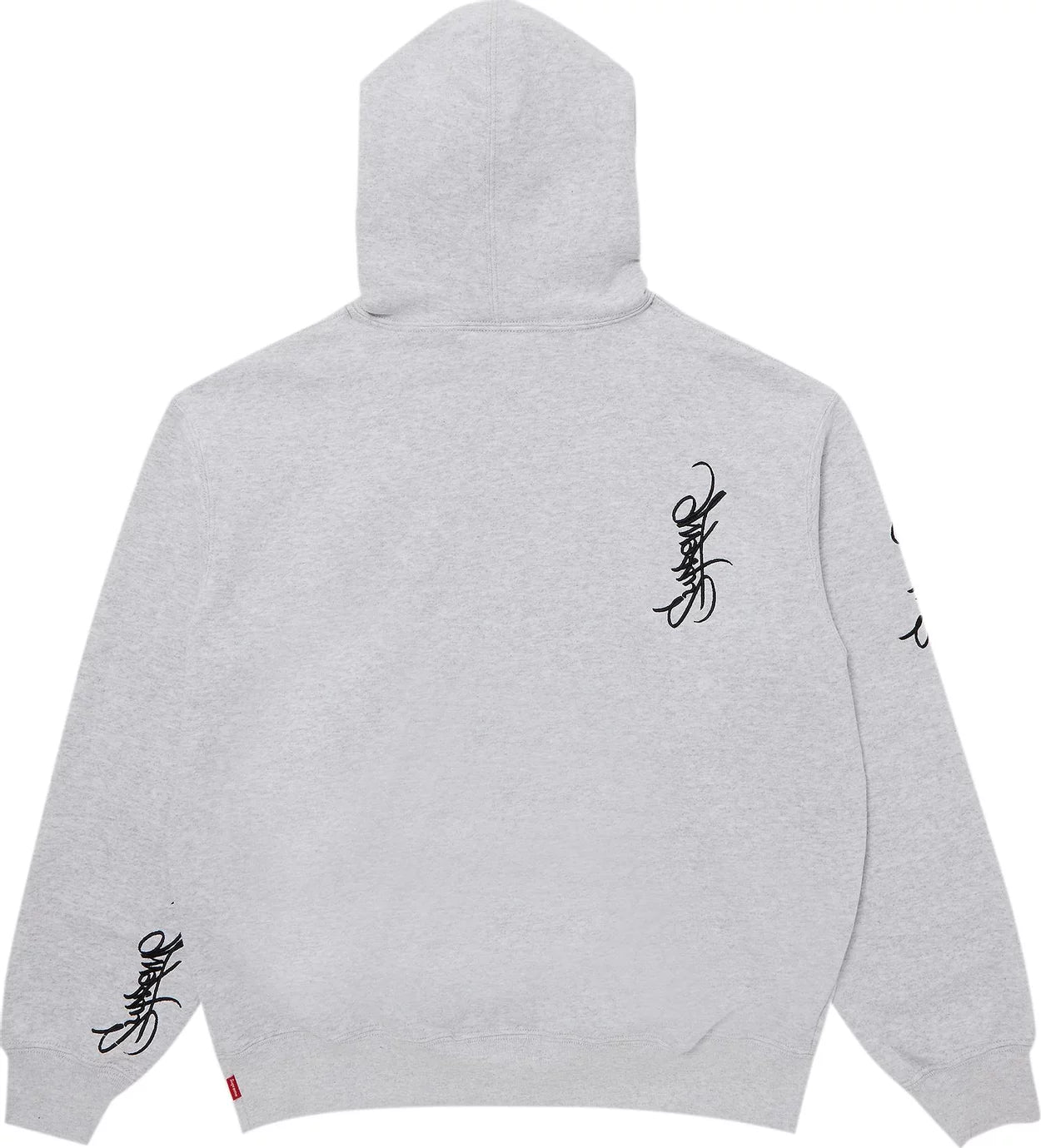 Supreme Tag Grey Hoodie