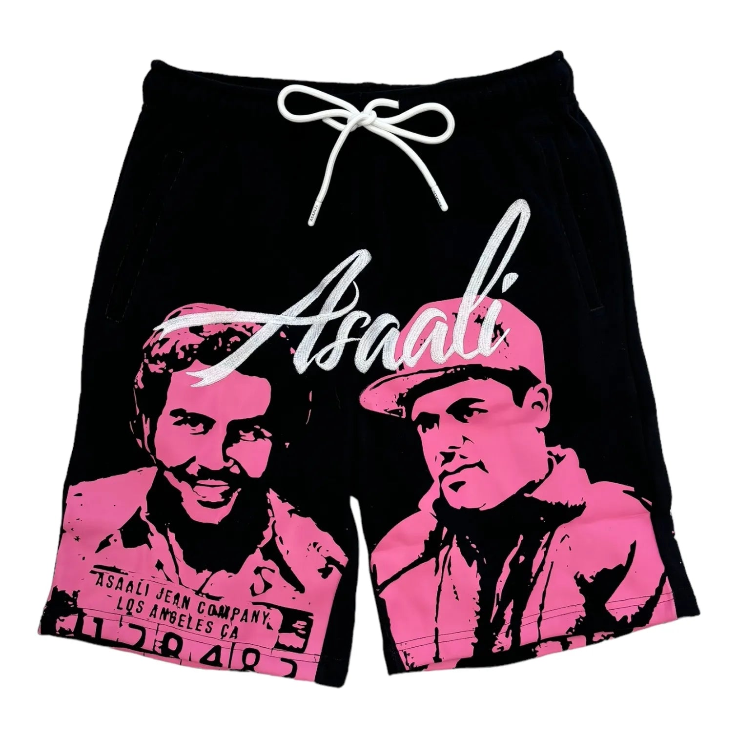 ASAALI  CARTEL SHORTS PINK/BLACK