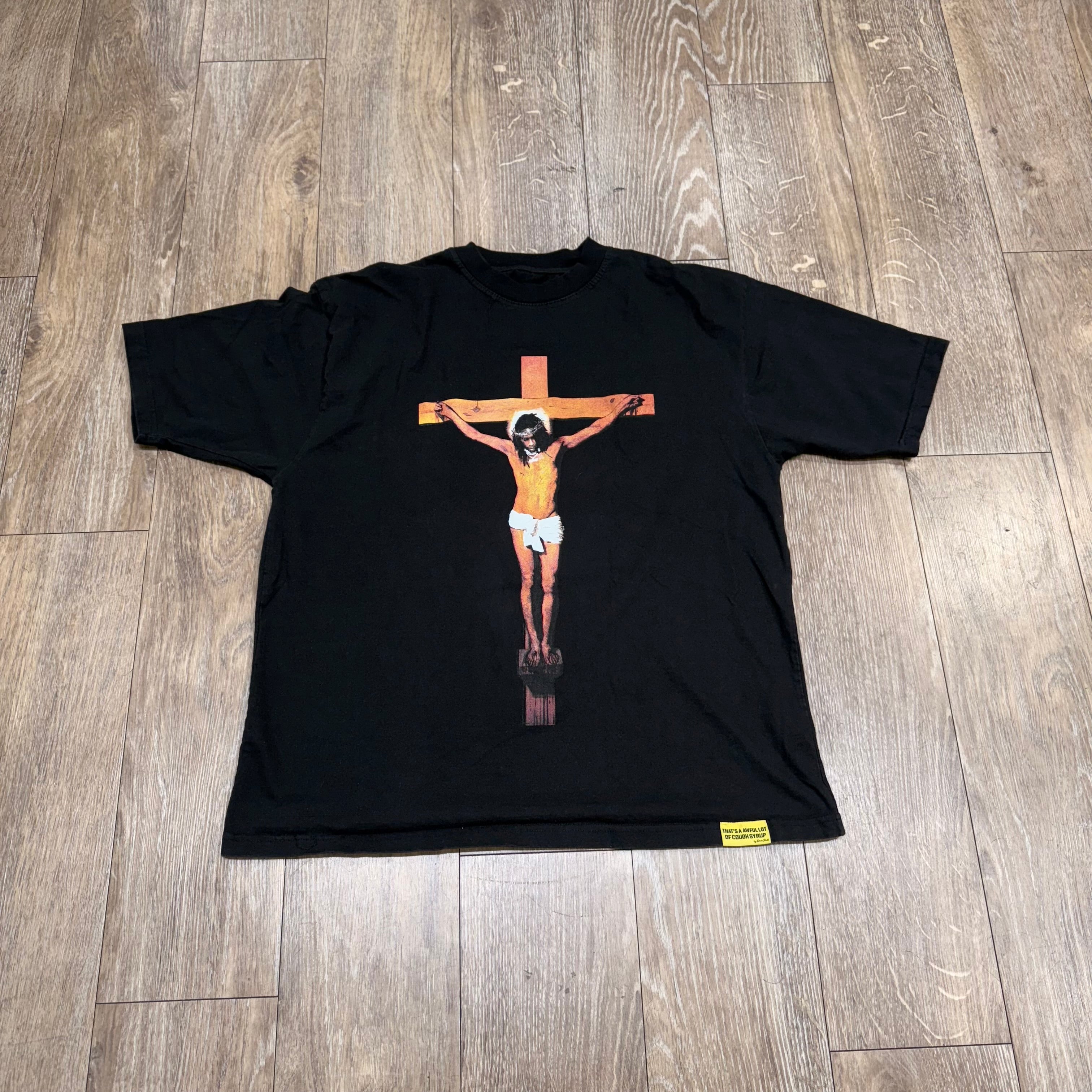 AWFUL LOT OF COUGH SYRUP FREE YSL TEE | LIGHTLY WORN