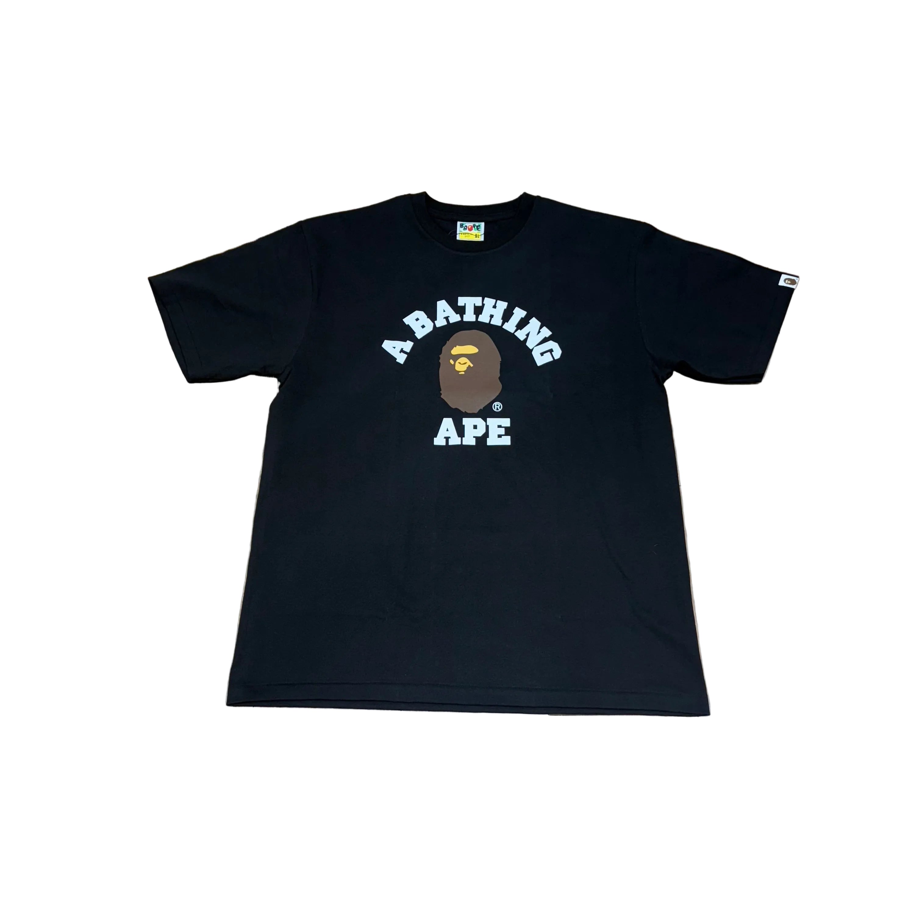 BAPE 'COLLEGE BLACK T-SHIRT