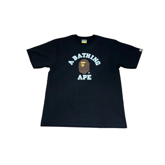 BAPE 'COLLEGE BLACK T-SHIRT