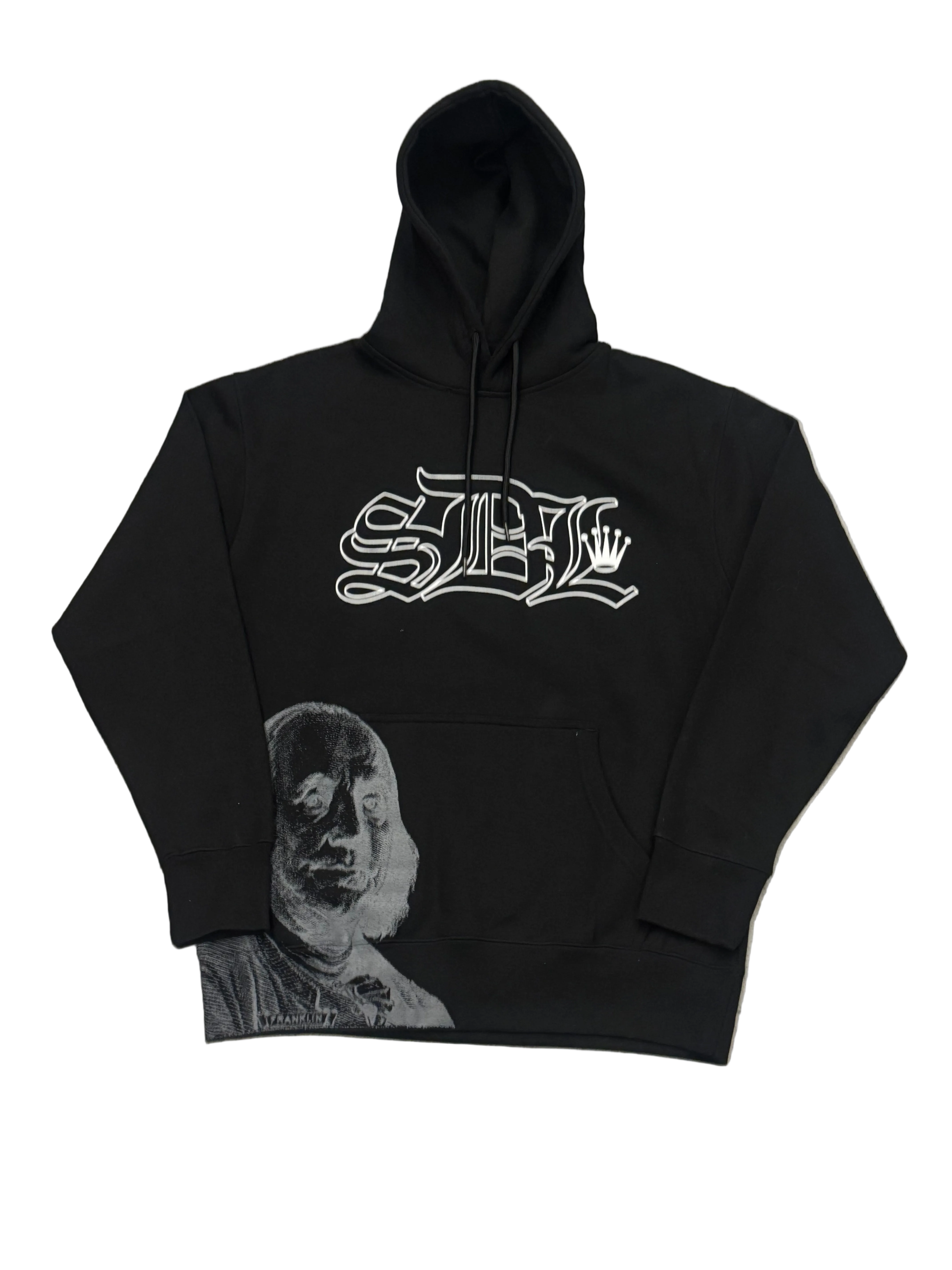 SKY DA LIMIT WHITE/GREY VIRGIN MARY BLACK HOODIE