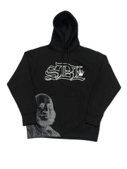 SKY DA LIMIT WHITE/GREY VIRGIN MARY BLACK HOODIE