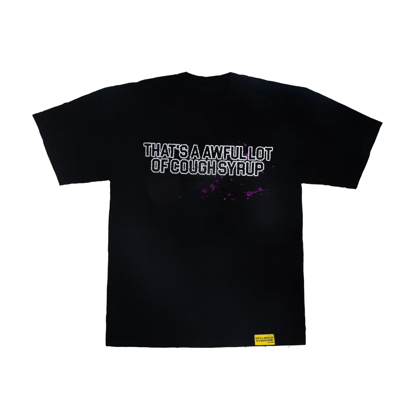 AWFUL LOT OF COUGH SYRUP "MAN DOWN" T-SHIRT