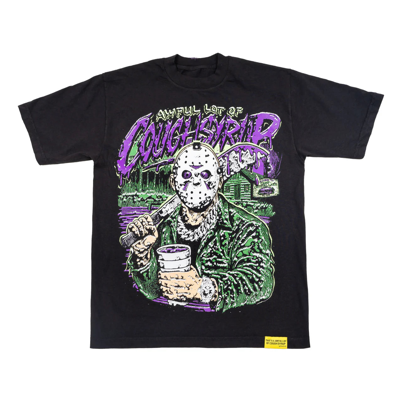 AWFUL LOT OF COUGH SYRUP JASON T-SHIRT