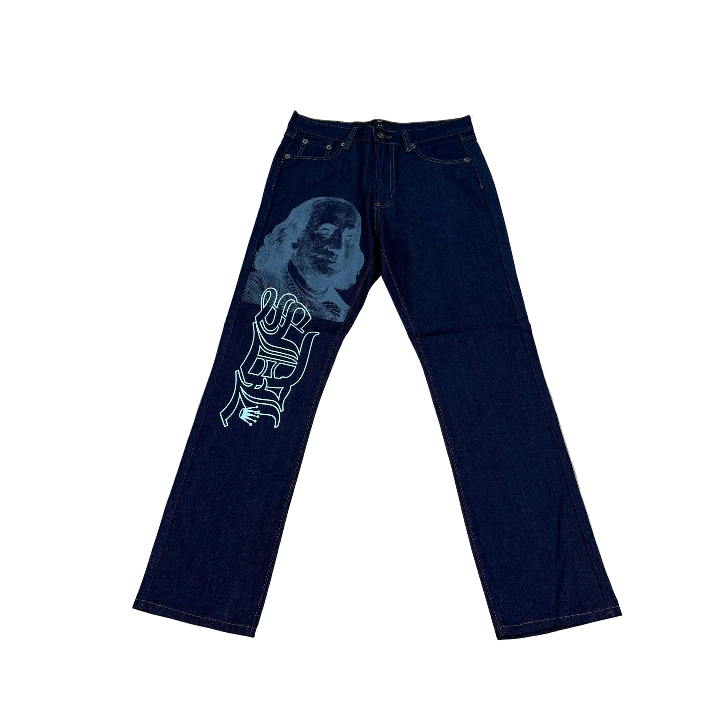 SKYS DA LIMIT BLUE BENJI JEANS