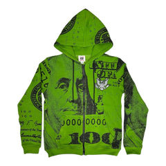 NOTHING PERSONAL X ASAALI GREEN ZIP UP